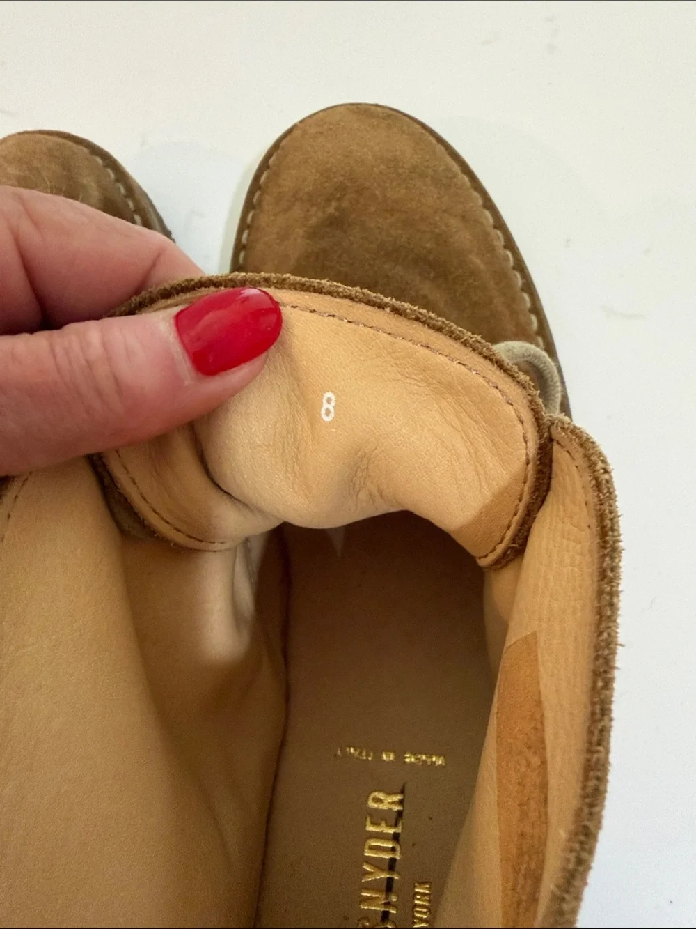 Todd Snyder Cognac Suede Chukka Boots Sz 8.  Tub8. New/Flawed